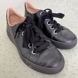 Ecco Black Leather Sneakers